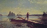 Winslow Homer An Adirondack Lake painting